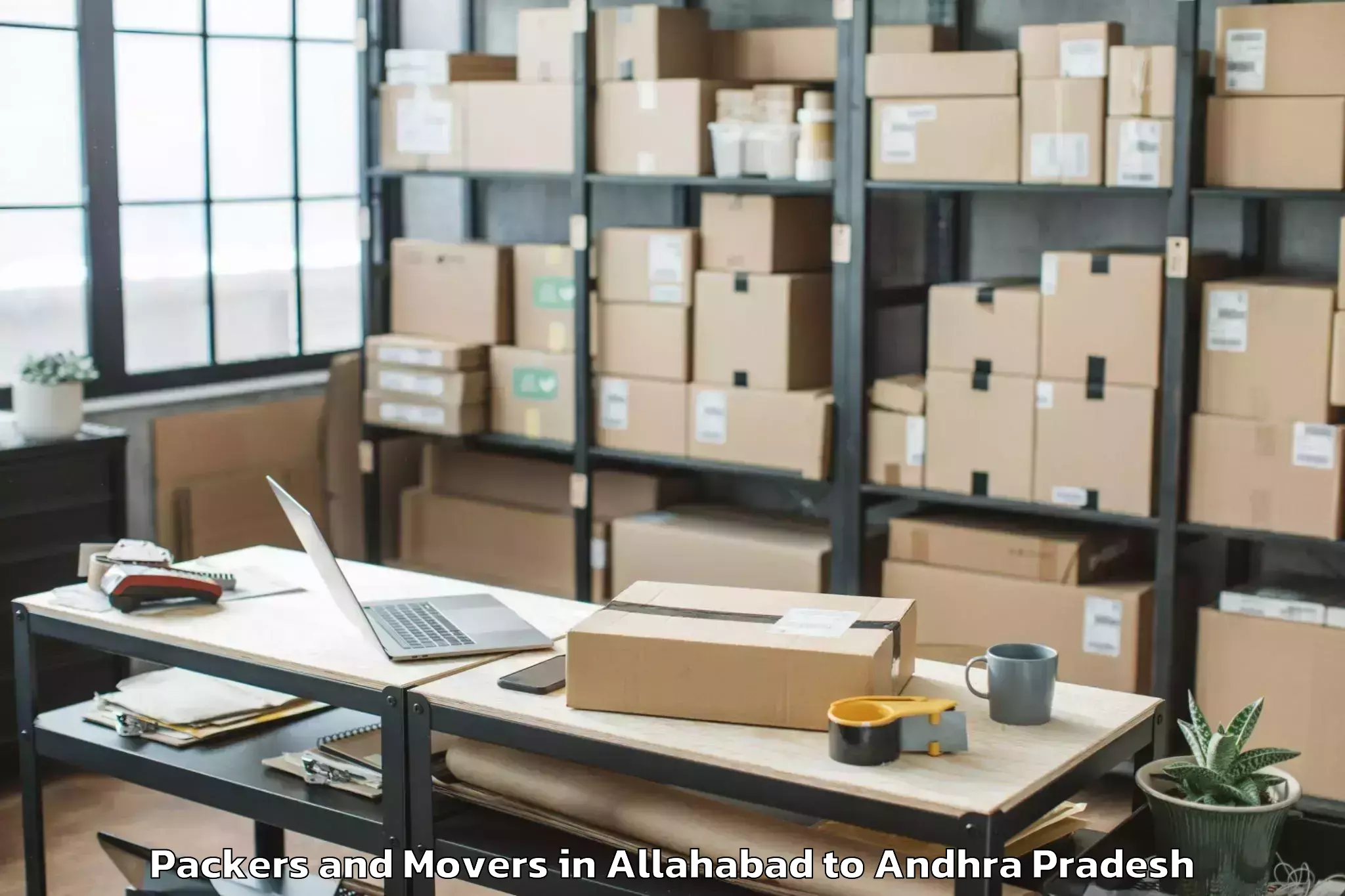 Quality Allahabad to Chodavaram Packers And Movers